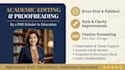 proofread and edit your academic manuscript, thesis, or research paper