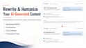 rewrite and humanize your ai generated content professionally