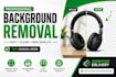 professionally remove background from images