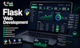 build a flask web app with admin panel and rest API
