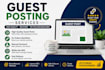 provide guest posts and SEO backlinks