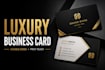 create a luxury business card design