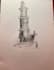 detailed architectural sketch drawing
