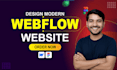 design modern webflow website, customize webflow template, figma to webflow