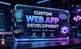 develop a custom web application
