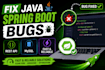 fix java spring boot bugs, rest API and mysql issues