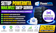smtp server for send unlimited bulk emails with powermta smtp and mailwizz ssl
