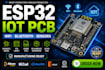design esp32 esp8266 iot pcb with wifi bluetooth and sensor integration