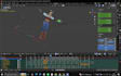 make custom character animations in blender