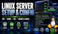 setup, configure and manage your linux server or vps