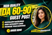 do guest post, high da guest post and dofollow guest posting on da90 website