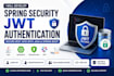 develop spring security jwt authentication with spring boot
