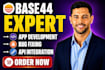 fix base44 bugs deploy migrate build base44 apps develop base44 as base44 expert
