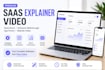 create saas explainer video, software demo, app promo and website video preview