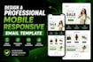 design a professional mobile responsive email template