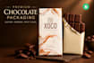 premium chocolate packaging, label design