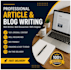 be your professional bengali content writer and blogger