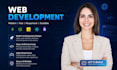going to create a custom website, full website development