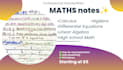ceate handwritten calculus, algebra, and mathematics notes