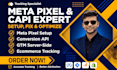 setup meta pixel facebook conversion API, GTM server side ga4 ecommerce tracking