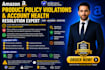 remove amazon product policy violations from your account health