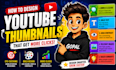 disign a professional youtube thumbnail