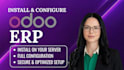 install and configure any odoo erp version on your server