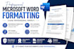 professionally format microsoft word documents