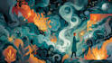 create illustrations in surreal style