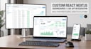 build a custom react nextjs dashboard with live API integration
