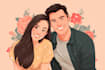 design a personalized disney fairy tale couple