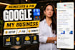 setup google my business, optimize gmb, reinstate gmb, gmb profile verification