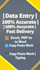 do accurate data entry, excel sheet and copy paste work