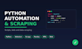 write a python script for automation, web scraping or bots