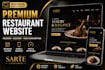 design a luxury restaurant website with online table reservation