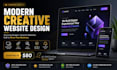 design and develop a modern creative website
