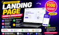 develop a custom single page website with a contact form