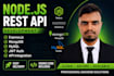develop secure node js rest API using express and mongodb