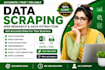 scrape websites extract data and do web research