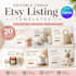 design editable canva etsy listing templates for your shop