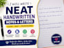 write neat handwritten notes, letters, thank you cards, and personalized message