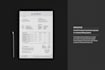 design a professional, and print ready invoice template