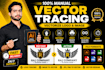 vectorize logo, vector tracing, redraw, convert image to vector