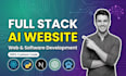 develop a full stack ai website with modern web technologies