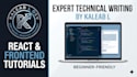 write technical articles on frontend development