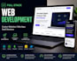 build your custom website as a full stack web developer