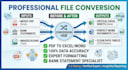 convert PDF to excel, PDF to word and do document formatting