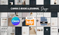 do canva ebook design editable canva workbook design lead magnet pdf journal