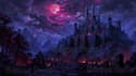 hand draw concept art,fantasy illustration,card game art