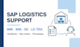 analyse sap mm, wm, sd logistics issues